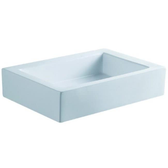 Kingston Brass EV4335 Pacifica White China Vessel Bathroom Sink w/out Overflow Hole