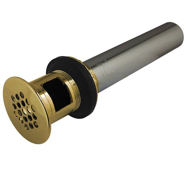 Kingston Brass KB500 Solid Grid Drain w/ Overflow