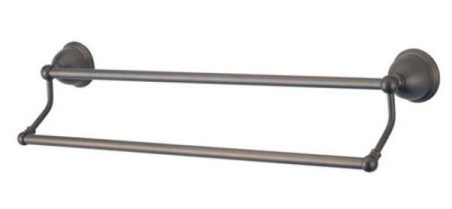 Kingston Brass BA3963 Restoration 18" Dual Towel Bar
