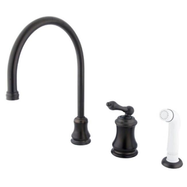 Kingston Brass KS381 Single Handle Widespread Kitchen Faucet