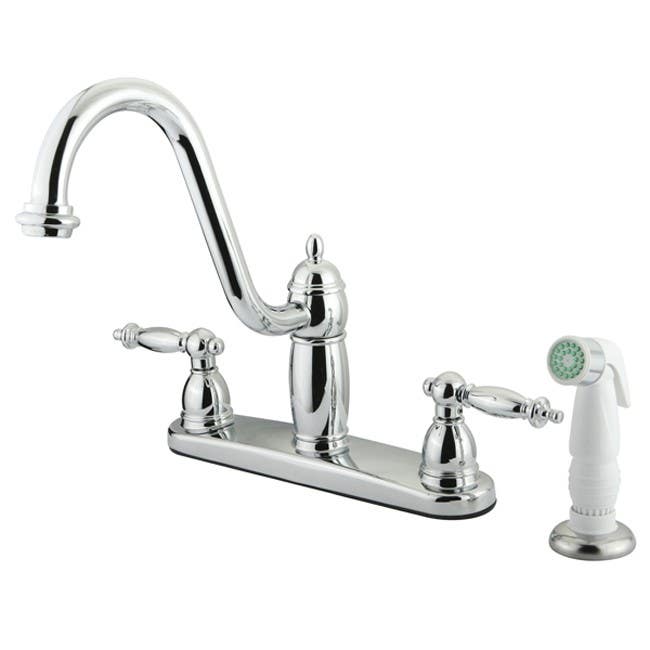 Kingston Brass KB711 Templeton Double Handle 8" Kitchen Faucet