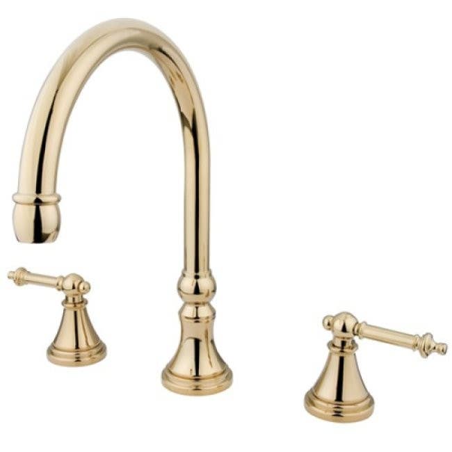 Kingston Brass KS234 Tuscany Handle Roman Tub Filler