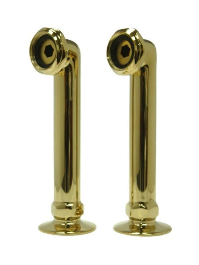 Kingston Brass CC6RS Vintage 6" Deck Mount Risers for Clawfoot Tub Faucet