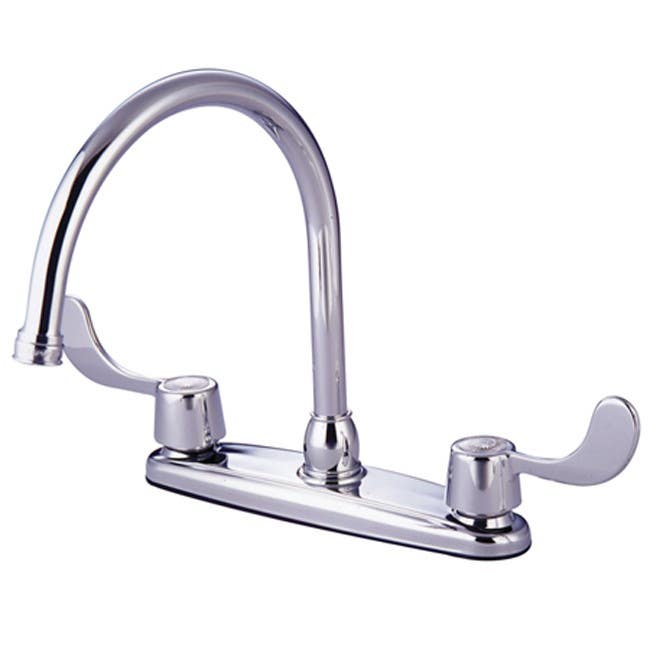 Kingston Brass KB781 Vista 8" Kitchen Faucet With Blade Handles