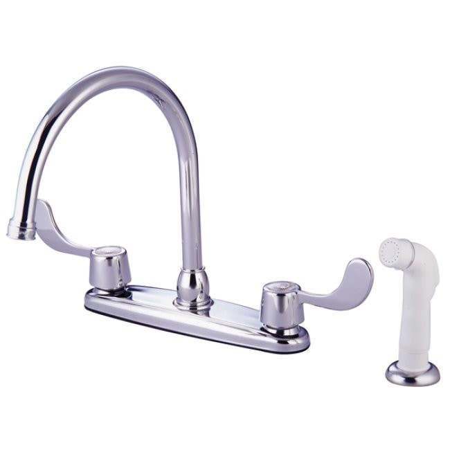 Kingston Brass KB782 Vista 8" Kitchen Faucet With Blade Handles