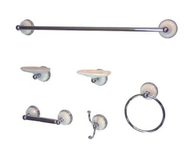 Kingston Brass BAK1110C2 Victorian 6-Piece Bathroom Hardware Set