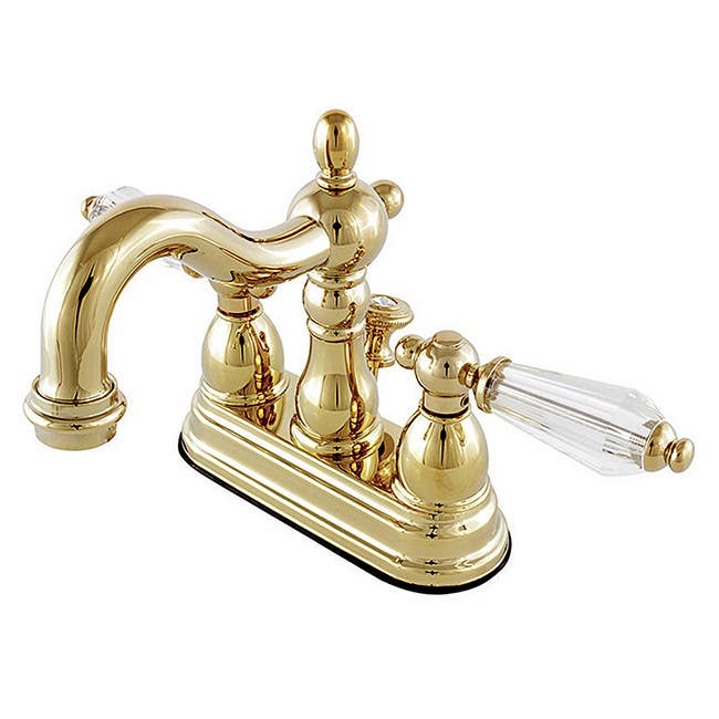Kingston Brass KB160WLL 4" Centerset Lavatory Faucet with Retail Pop-Up