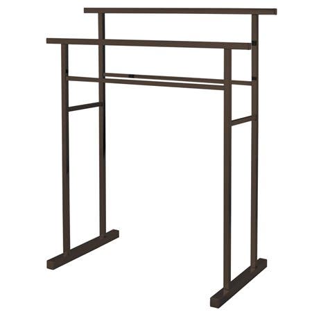 Kingston Brass SCC824 Edenscape Pedestal Steel Construction Towel Rack