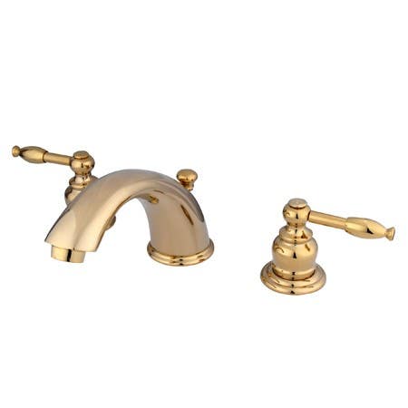 Kingston Brass GKB96 Water Saving Knight Widespread Lavatory Faucet