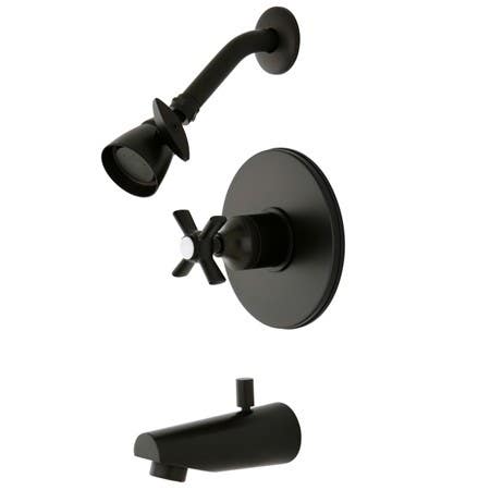 Kingston Brass KB8698ZX Millennium Tub/Shower Faucet, Satin Nickel