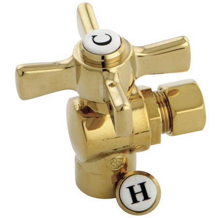 Kingston Brass CC4320 Millennium 1/2" Sweat X 3/8" OD Compression Angle Valve
