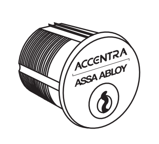 ACCENTRA (formerly Yale) 2 Fixed Core Mortise Cylinder