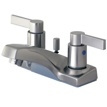 Kingston Brass KB810 NuvoFusion Lavatory Faucet w/ Brass Pop-Up