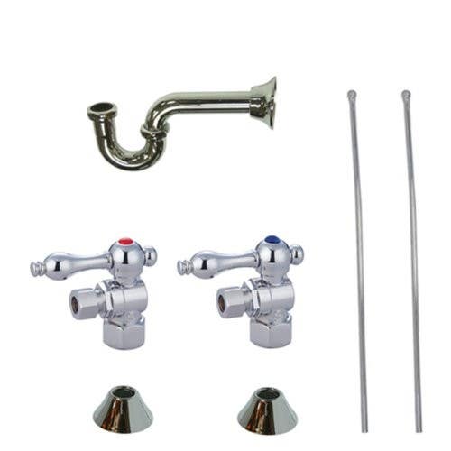 Kingston Brass CC4310 Trimscape Traditional Plumbing Sink Trim Kit w/ P Trap for Lavatory & Kitchen