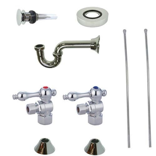 Kingston Brass CC4310 Trimscape Traditional Plumbing Sink Trim Kit w/ P Trap for Vessel Sink w/ Overflow Hole