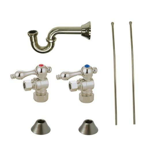 Kingston Brass CC5330 Trimscape Traditional Plumbing Sink Trim Kit w/ P Trap for Lavatory & Kitchen