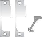 HES 8500 Faceplates for the 8500 Series Electric Strikes