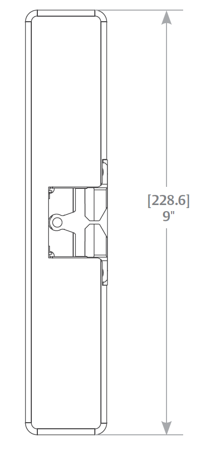 HES 9400 Slim-line Surface Mounted Electric Strike
