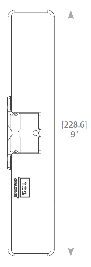 HES 9600 Windstorm Rated Surface Mounted Electric Strike