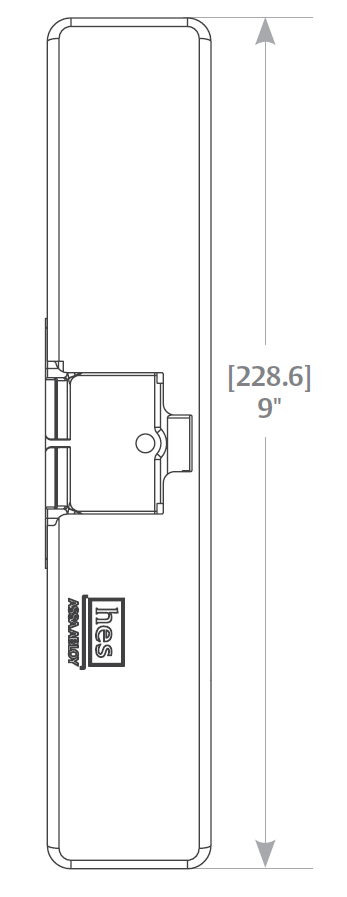 HES 9700 Windstorm & Fire-Rated Electric Strike