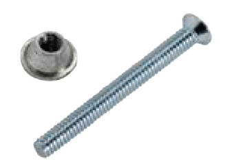 Cal-Royal 706 Thru Bolts And Grommet Nuts - Set of 4