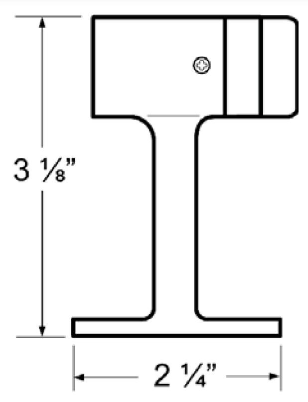 Cal-Royal 3CFS-85 Floor Door Stop