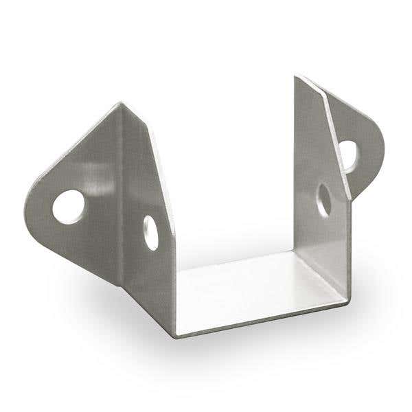 Jacknob 2179 Headrail Wall Bracket 1-1/4" - Stamped w/ Stainless Steel Material & Satin Finish