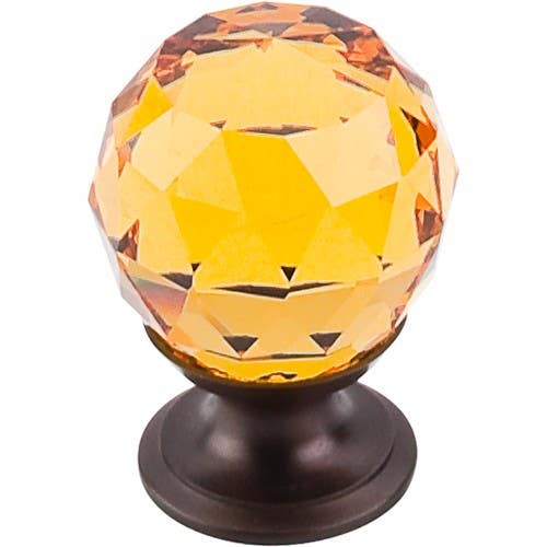 Top Knobs TK1 Amber Crystal Knob