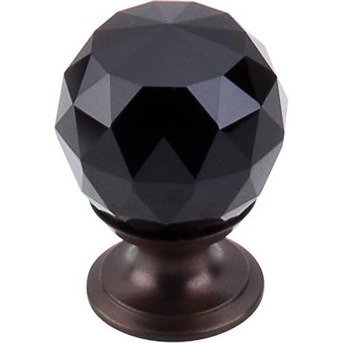 Top Knobs TK11 Black Crystal Knob