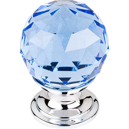 Top Knobs TK12 Blue Crystal Knob