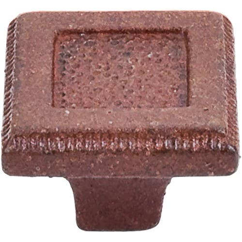 Top Knobs M18 Britannia Square Inset Knob, Cast Iron