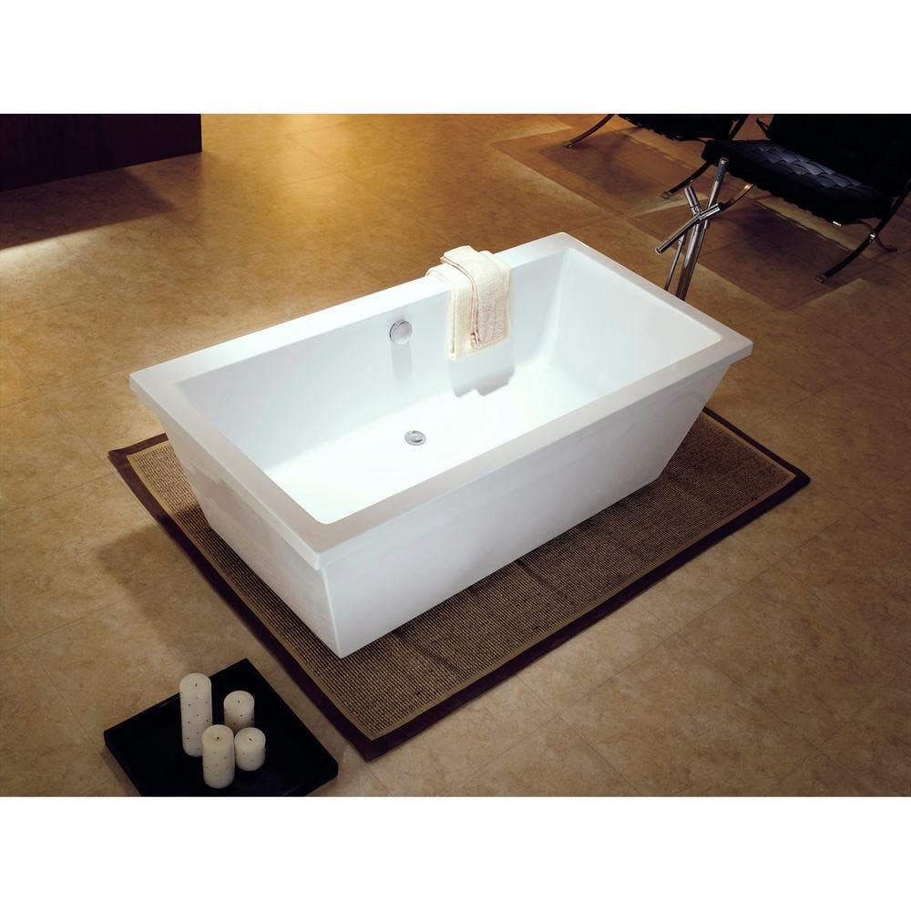 Dyconn DYF-WTM2001-S Matera 5.5 ft. Acrylic Slipper Flatbottom Bathtub