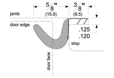 Pemko Q102 Kerf-In Foam Weatherstrip