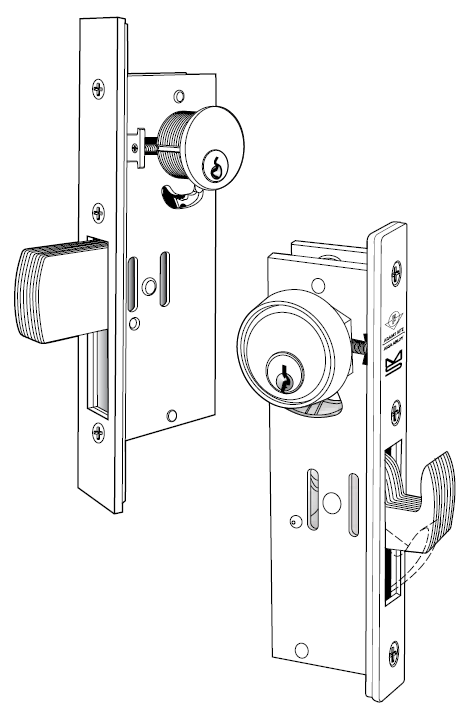 Adams Rite MS1950P Series MS Deadlock