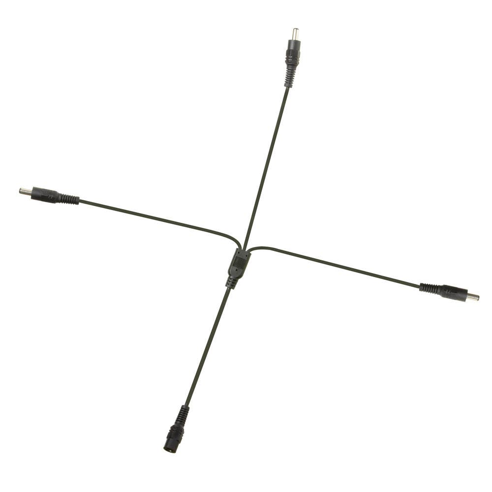 Dainolite DC Plug w/ Splitter, 12/24VDC, 18AWG Wire
