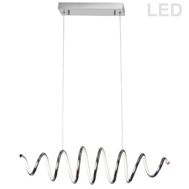 Dainolite PIR LED Pendant, Polished Chrome Finish
