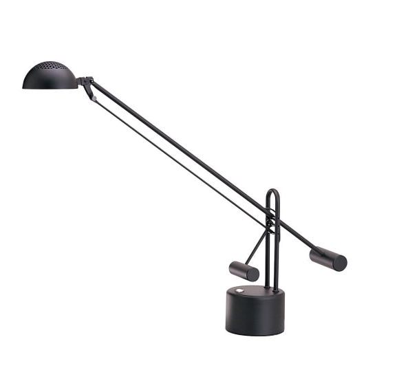 Dainolite DLED 8W LED Desk Lamp, Black Finish