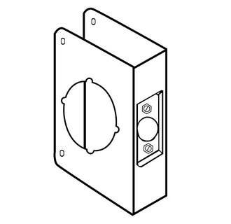 Don-Jo 51-CW Wrap Around For Cylindrical Door Locks with 2-1/8" Hole