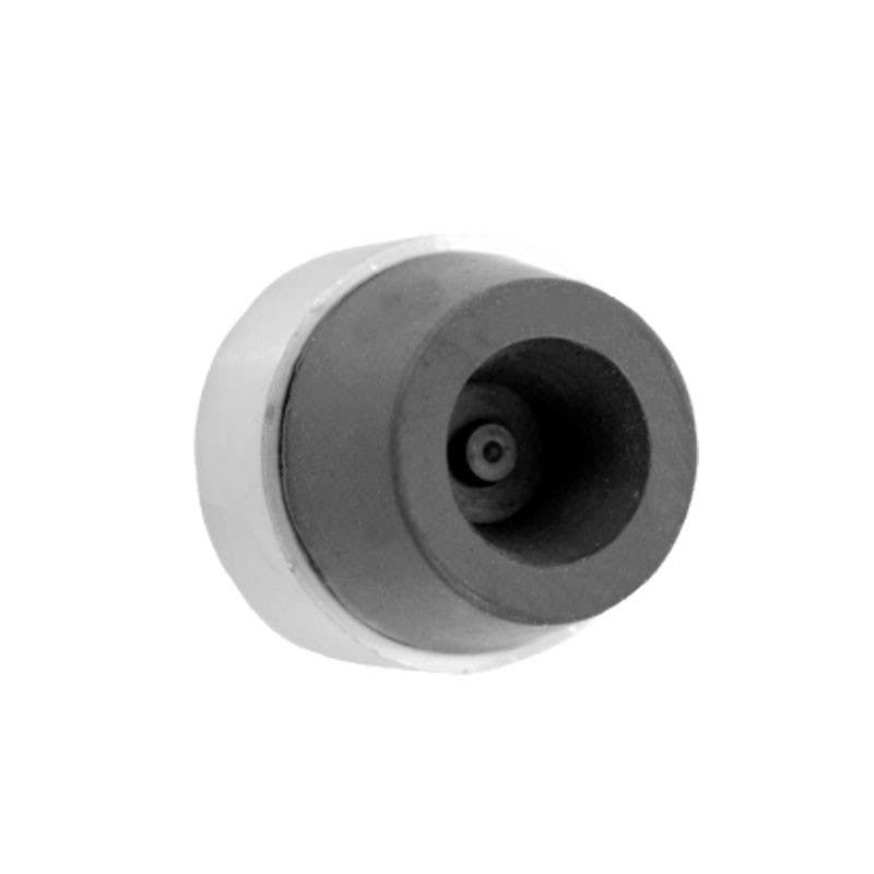 Don-Jo 1402 Wrought Wall Bumper 1.5", Satin Chrome Finish