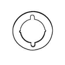 Don-Jo AR-9K Hole Filler Plates - allows for use of levers on 1-3/8" Thick Door