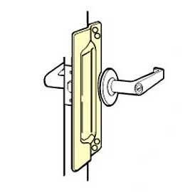 Don-Jo LP-111 Latch Protector, Satin Stainless Steel Finish