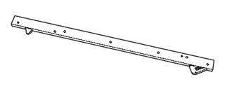 Don-Jo 2011 Door Control for Coordinators Series LEFT 52", Aluminum Push Plate Finish