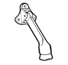 Don-Jo 1455 Door Holder 4"