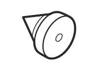 Don-Jo 1608 Door Silencers Gray