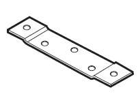 Don-Jo HR-100 Hinge Reinforcements, Raw Steel Finish
