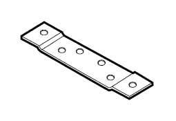 Don-Jo HR-160 Hinge Reinforcements, Raw Steel Finish