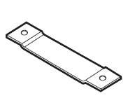 Don-Jo HR-200 - 4-1/2 Hinge Reinforcement, Raw Steel Finish