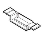 Don-Jo DCB-270 Hinge Reinforcements, Raw Steel Finish
