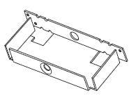 Don-Jo 534-MWA Metal-Wood Stud Combo Anchor, Raw Steel Finish