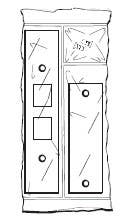 Don-Jo FBRK-3 Filler Plate Kit, Prime Coat Finish